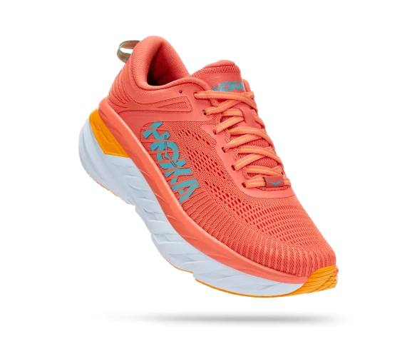 Hoka One One Hoka Bondi 7 Hardloopschoenen Roze Dames - Afbeelding 3