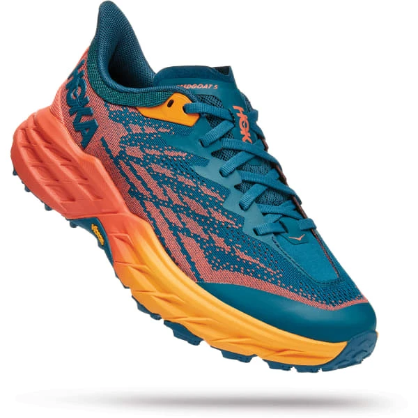 HOKA ONE ONE SPEEDGOAT 5 WIDE W BLUE CORAL/CAMELLIA 22 - Afbeelding 4