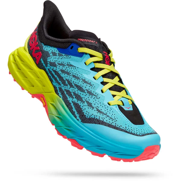 HOKA ONE ONE SPEEDGOAT 5 W SCUBA BLUE/BLACK 22 - Afbeelding 4