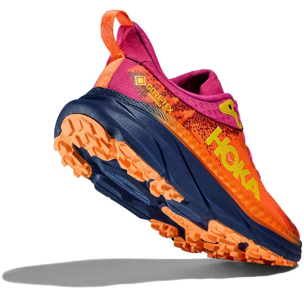 HOKA ONE ONE CHALLENGER 7 GORE-TEX W VIBRANT ORANGE/PINK YARROW 23 - Afbeelding 5