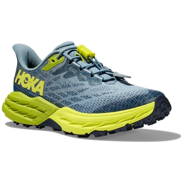 HOKA ONE ONE SPEEDGOAT 5 YOUTH STONE BLUE/DARK CITRON 23 - Afbeelding 2
