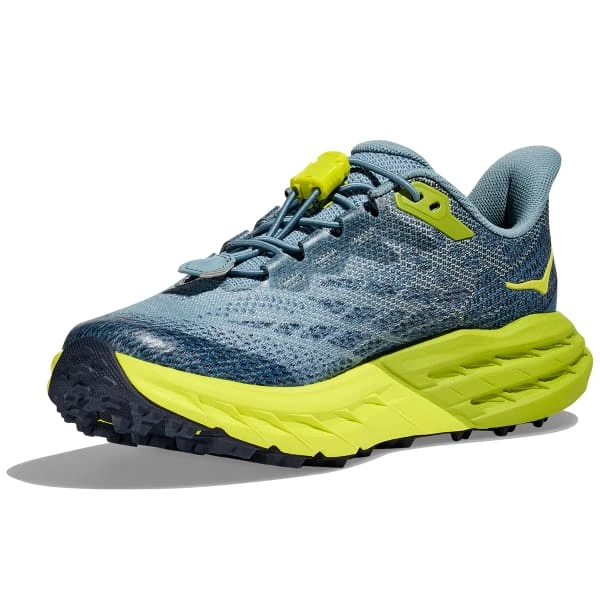HOKA ONE ONE SPEEDGOAT 5 YOUTH STONE BLUE/DARK CITRON 23 - Afbeelding 4