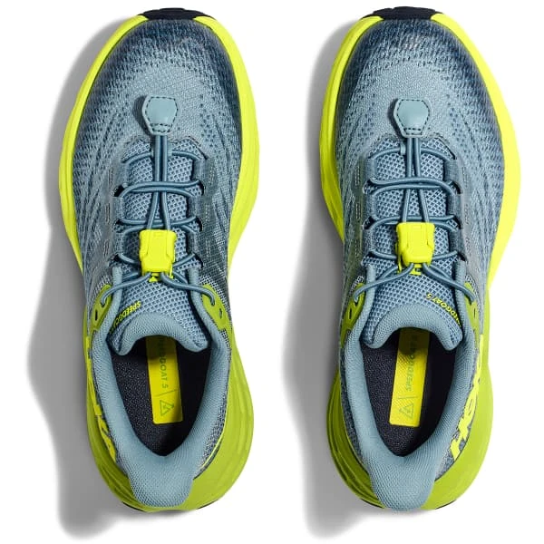 HOKA ONE ONE SPEEDGOAT 5 YOUTH STONE BLUE/DARK CITRON 23 - Afbeelding 5