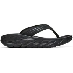 HOKA ONE ONE ORA RECOVERY FLIP 2 BLACK/DARK GULL GRAY 23