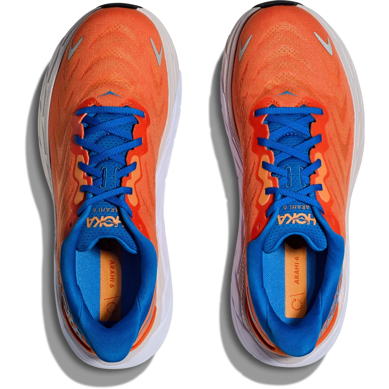 Hoka Arahi 6 Hardloopschoenen - Vibrant Orange / Coastal Sky - Afbeelding 5