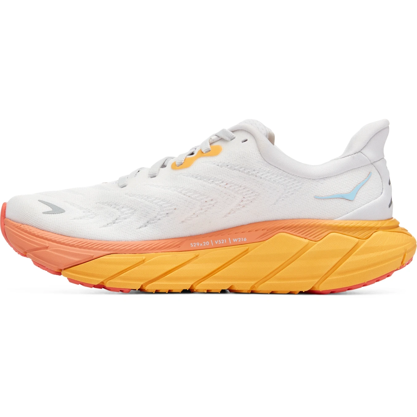 Hoka Arahi 6 Dames Hardloopschoenen - Nimbus Cloud / Blanc De Blanc - Afbeelding 6