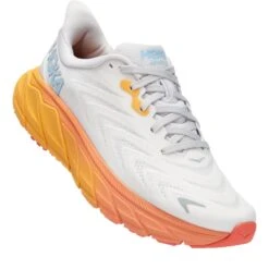 Hoka Arahi 6 Dames Hardloopschoenen - Nimbus Cloud / Blanc De Blanc