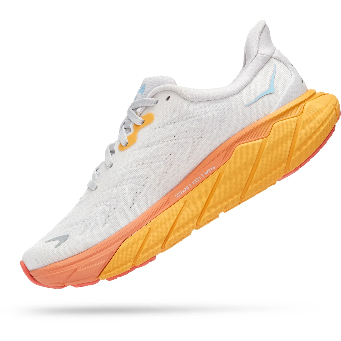 Hoka Arahi 6 Dames Hardloopschoenen - Nimbus Cloud / Blanc De Blanc - Afbeelding 4