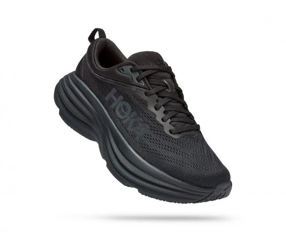 Hoka One One Hoka Bondi 8 Hardloopschoenen Zwart Dames