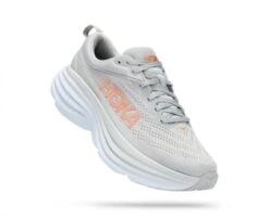 Hoka One One Hoka Bondi 8 Hardloopschoenen Grijs Dames