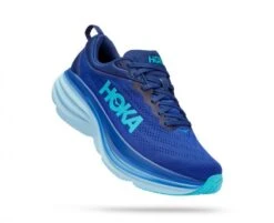 Hoka One One Hoka Bondi 8 Hardloopschoenen Blauw Heren