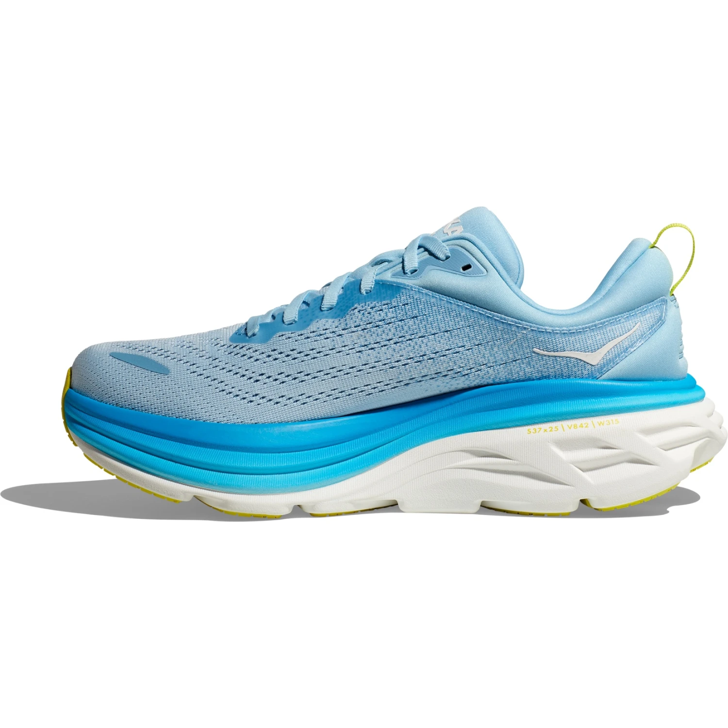 Hoka Bondi 8 Hardloopschoenen Heren - Airy Blue / Diva Blue - Afbeelding 4