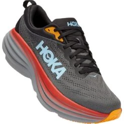 Hoka Bondi 8 Hardloopschoenen Heren - Anthracite / Castlerock