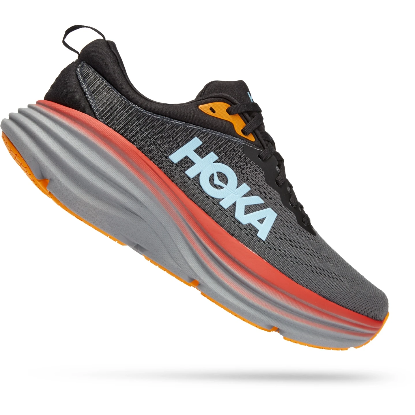 Hoka Bondi 8 Hardloopschoenen Heren - Anthracite / Castlerock - Afbeelding 3