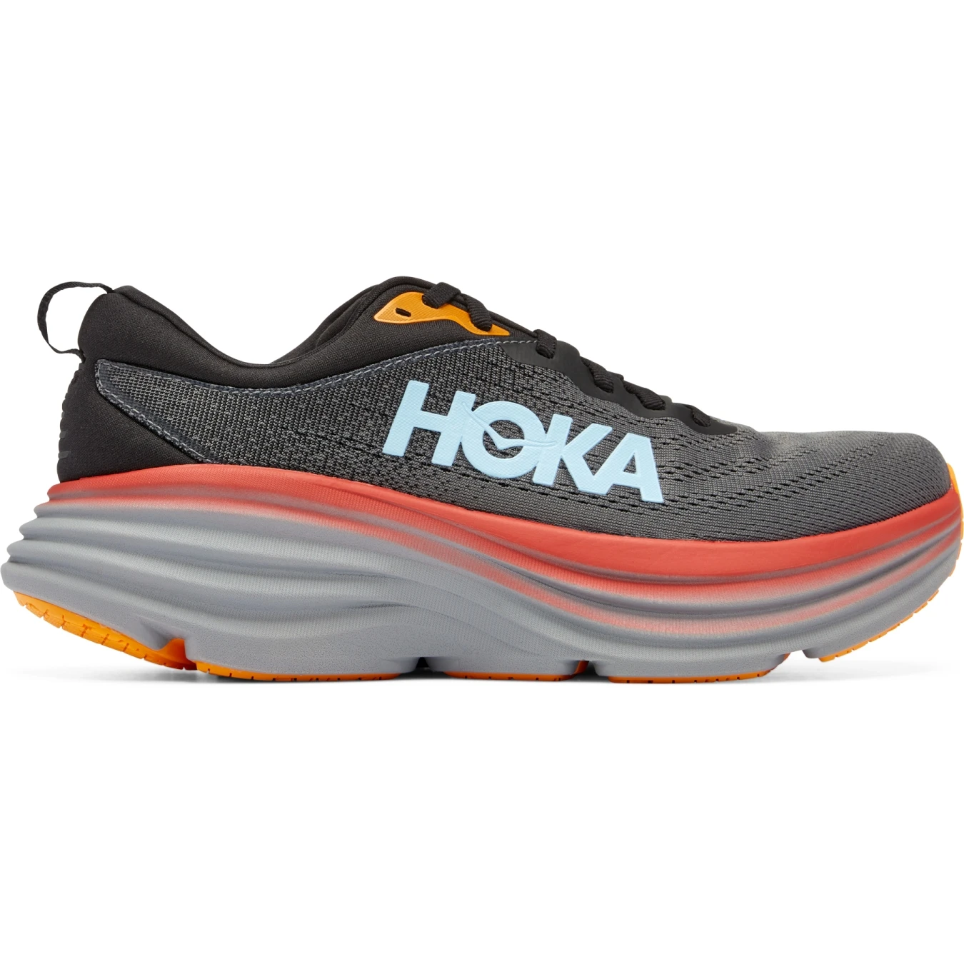 Hoka Bondi 8 Hardloopschoenen Heren - Anthracite / Castlerock - Afbeelding 5