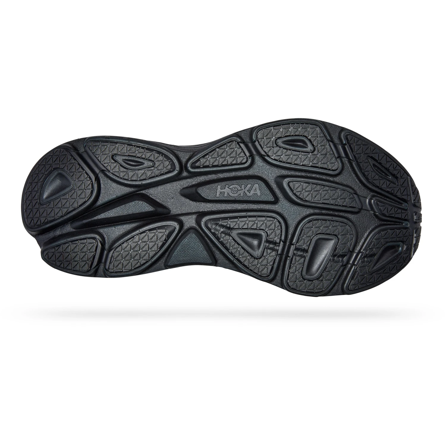 Hoka Bondi 8 X-Wide Hardloopschoenen - Zwart / Zwart - Afbeelding 8