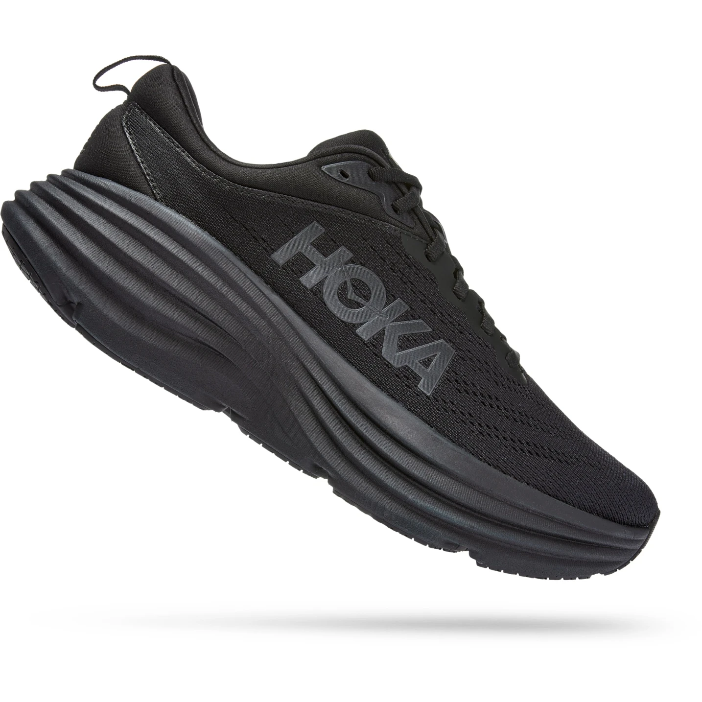 Hoka Bondi 8 X-Wide Hardloopschoenen - Zwart / Zwart - Afbeelding 3