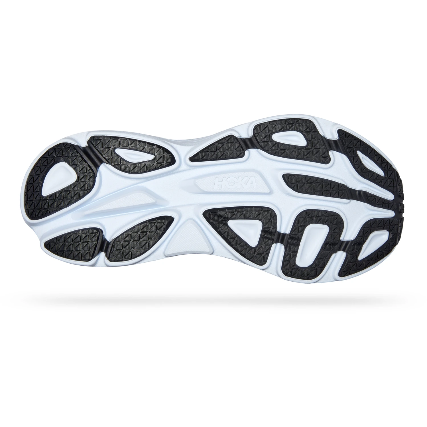 Hoka Bondi 8 Wide Hardloopschoenen Heren - Zwart / Wit - Afbeelding 8