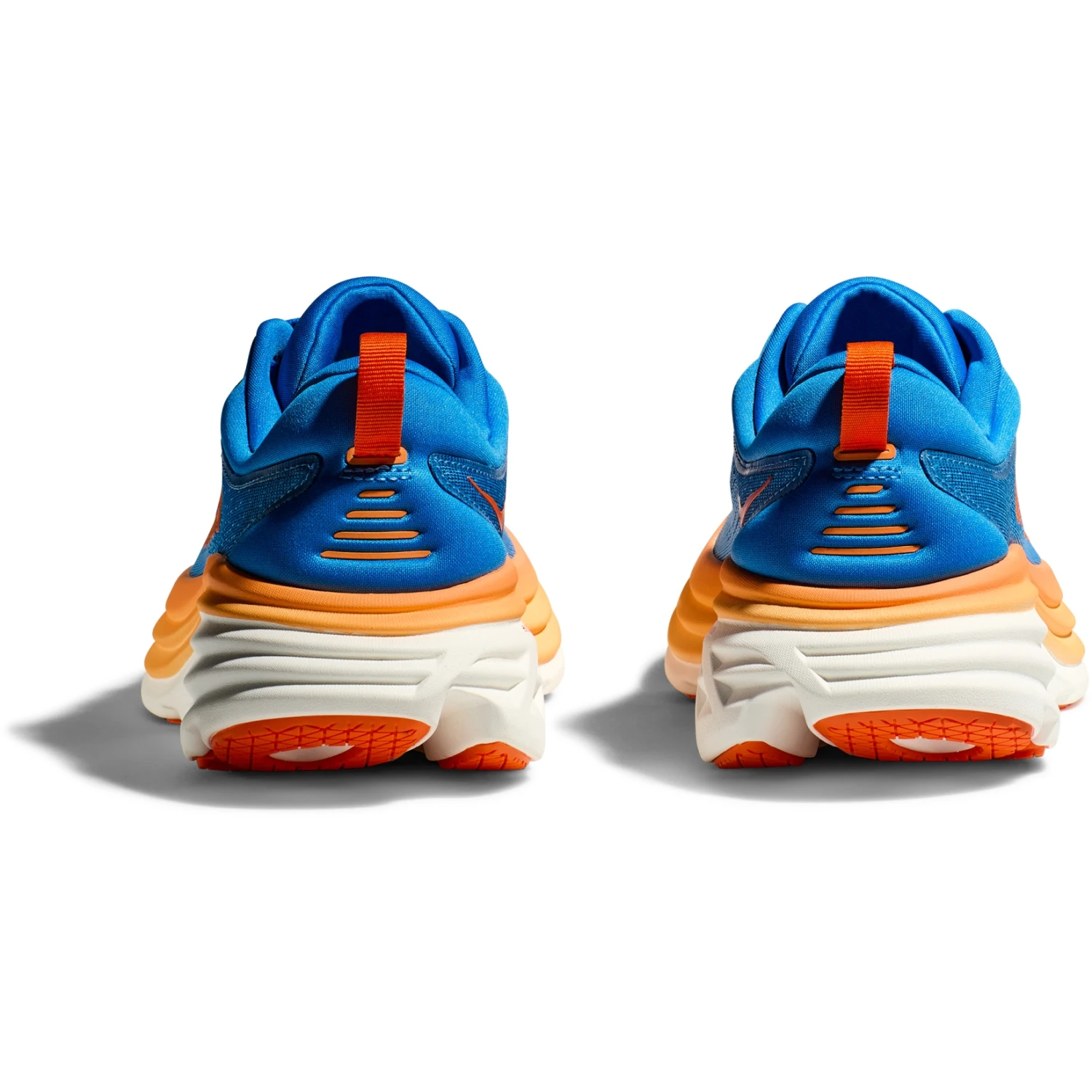 Hoka Bondi 8 Hardloopschoenen Heren - Coastal Sky / Vibrant Orange - Afbeelding 6
