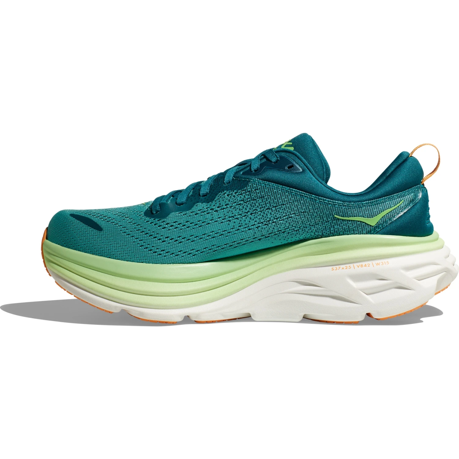 Hoka Bondi 8 Hardloopschoenen Heren - Deep Lagoon / Ocean Mist - Afbeelding 4