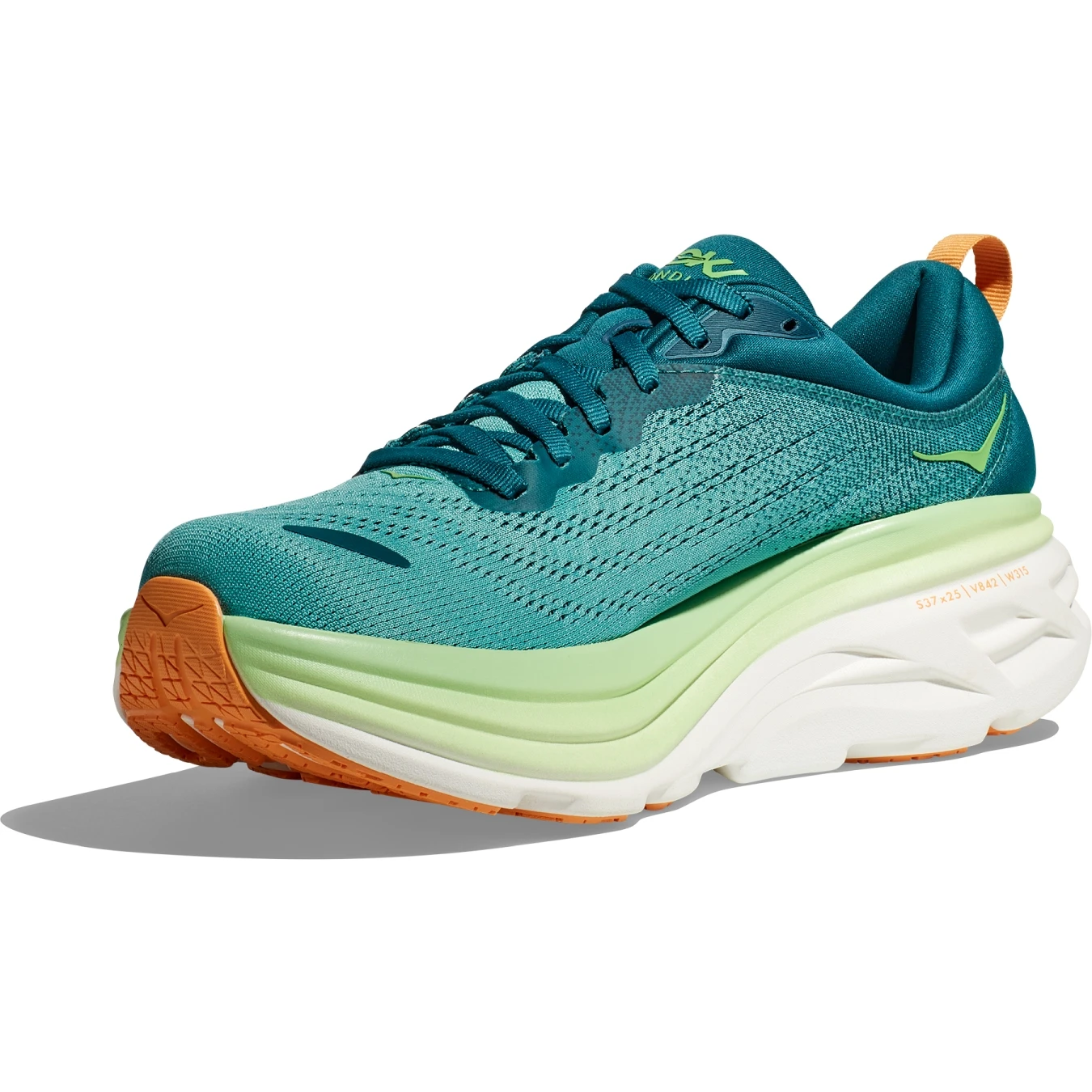 Hoka Bondi 8 Hardloopschoenen Heren - Deep Lagoon / Ocean Mist - Afbeelding 2