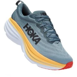 Hoka Bondi 8 X-Wide Hardloopschoenen - Goblin Blue / Mountain Spring