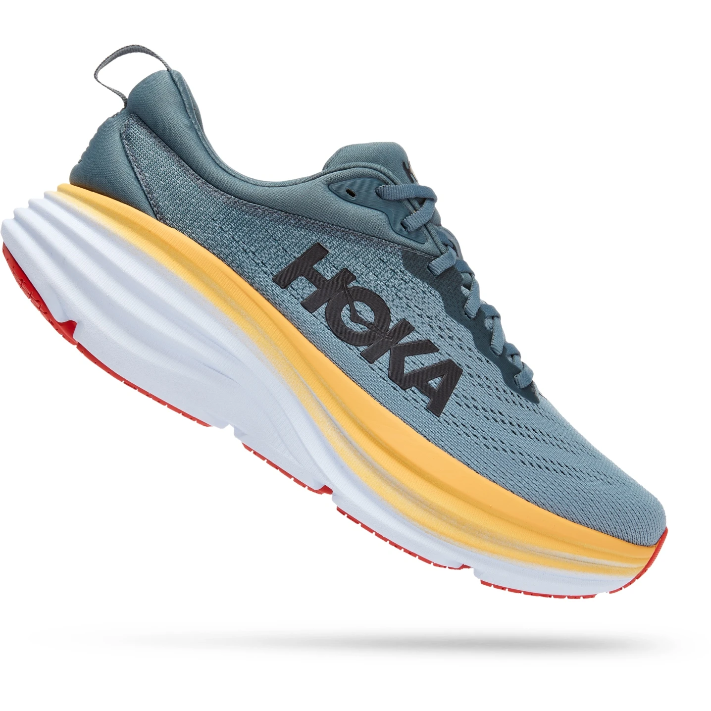 Hoka Bondi 8 Hardloopschoenen Heren - Goblin Blue / Mountain Spring - Afbeelding 3