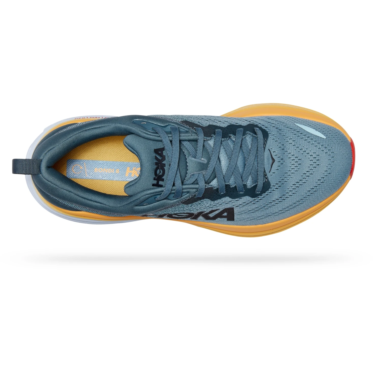 Hoka Bondi 8 Hardloopschoenen Heren - Goblin Blue / Mountain Spring - Afbeelding 5