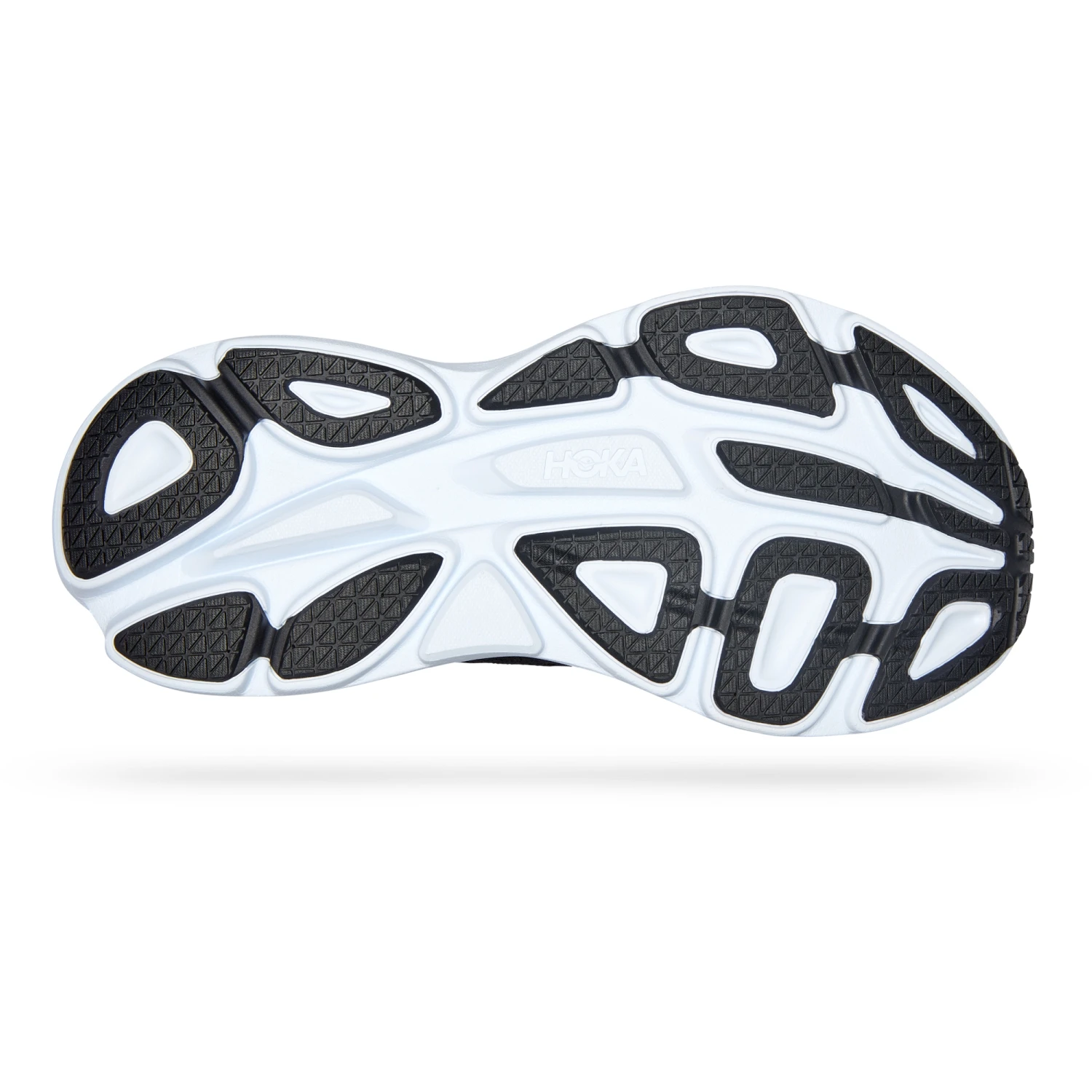 Hoka Bondi 8 Hardloopschoenen Dames - Zwart / Wit - Afbeelding 8