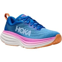 Hoka Bondi 8 Wide Hardloopschoenen Dames - Coastal Sky / All Aboard