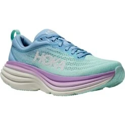 Hoka Bondi 8 Hardloopschoenen Dames - Airy Blue / Sunlit Ocean