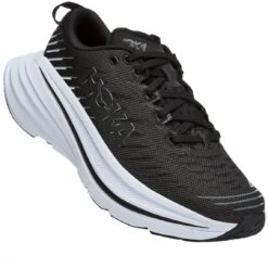 Hoka Bondi X Dames Hardloopschoenen - Zwart / Wit