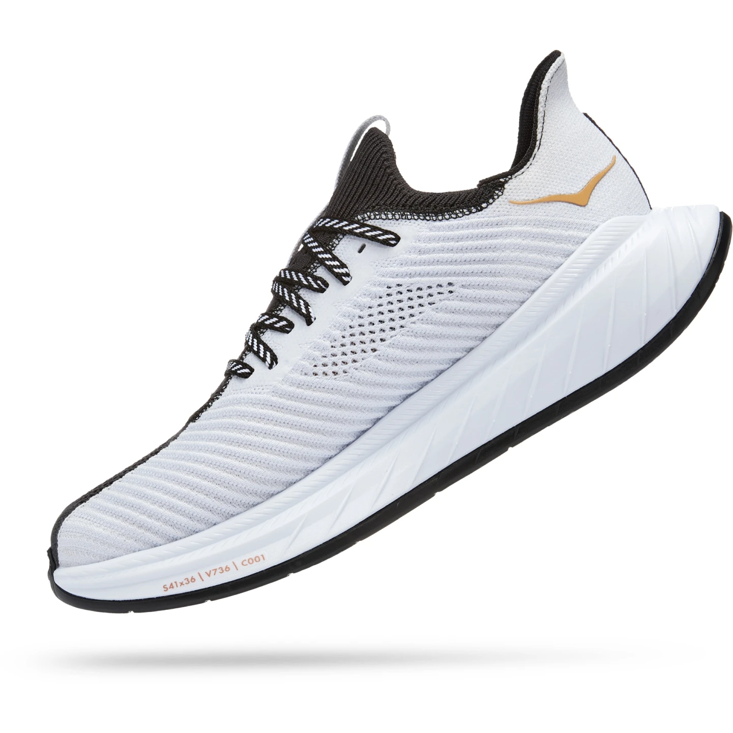 Hoka Carbon X 3 Dames Hardloopschoenen - Zwart / Wit - Afbeelding 4