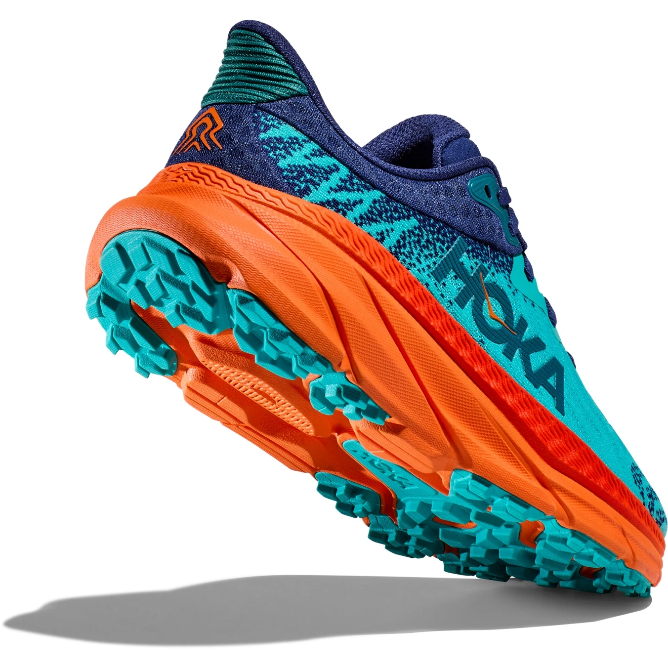 Hoka Challenger 7 Hardloopschoenen Dames - Ceramic / Vibrant Orange - Afbeelding 4