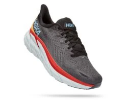 Hoka One One Hoka Clifton 8 Wide Hardloopschoenen Grijs Heren