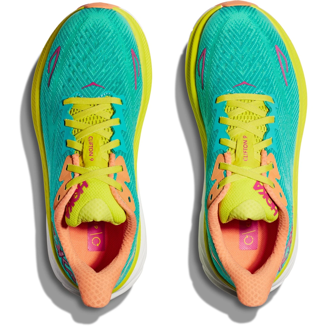 Hoka Clifton 9 Hardloopschoenen Heren - Ceramic / Evening Primrose - Afbeelding 5