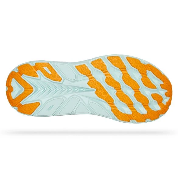 Hoka One One Clifton 8 Hardloopschoenen Grijs/oranje Dames - Afbeelding 5