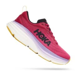 Hoka One One Hoka Bondi 8 Hardloopschoenen Rood Dames