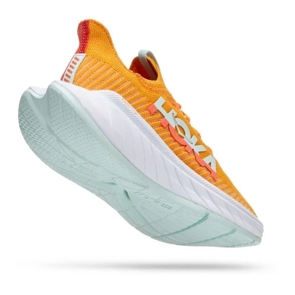 Hoka One One Hoka Carbon X 3 Hardloopschoenen Oranje Dames - Afbeelding 3