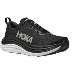 Hoka Gaviota 5 Hardloopschoenen Heren - Zwart / Wit