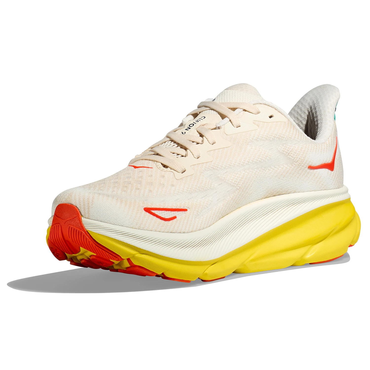 Hoka One One Hoka Clifton 9 Hardloopschoenen Beige/geel Heren - Afbeelding 2