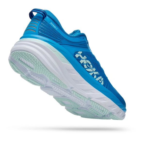 Hoka One One Hoka Bondi 7 Hardloopschoenen Blauw/wit Heren - Afbeelding 3