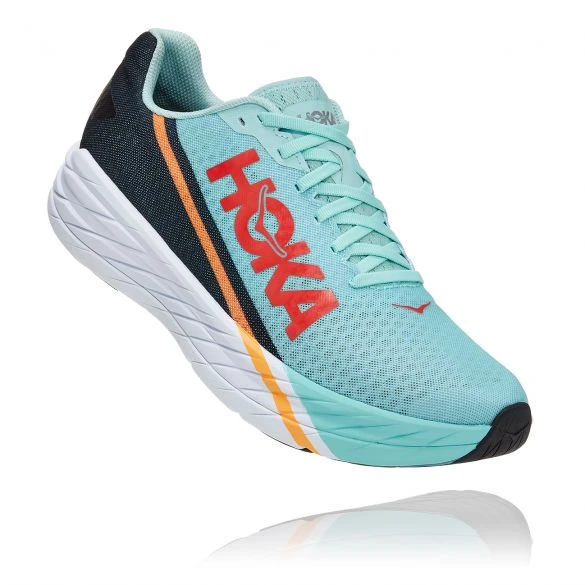 Hoka One One Rocket X Hardloopschoenen Blauw Unisex - Afbeelding 2