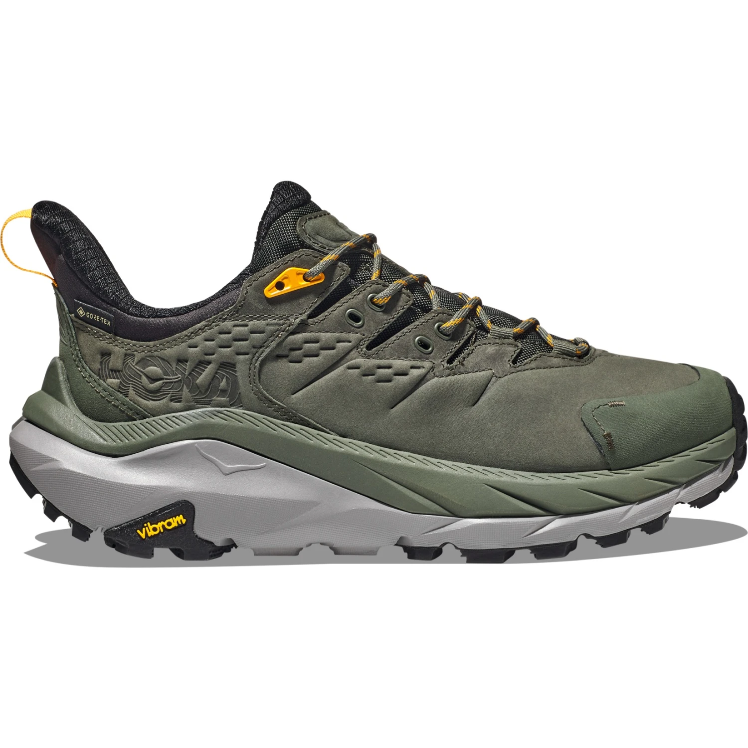 Hoka Kaha 2 Low GTX Wandelschoenen Heren - Thyme / Radiant Yellow - Afbeelding 2