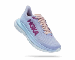 Hoka One One Hoka Mach 5 Hardloopschoenen Paars/blauw Dames