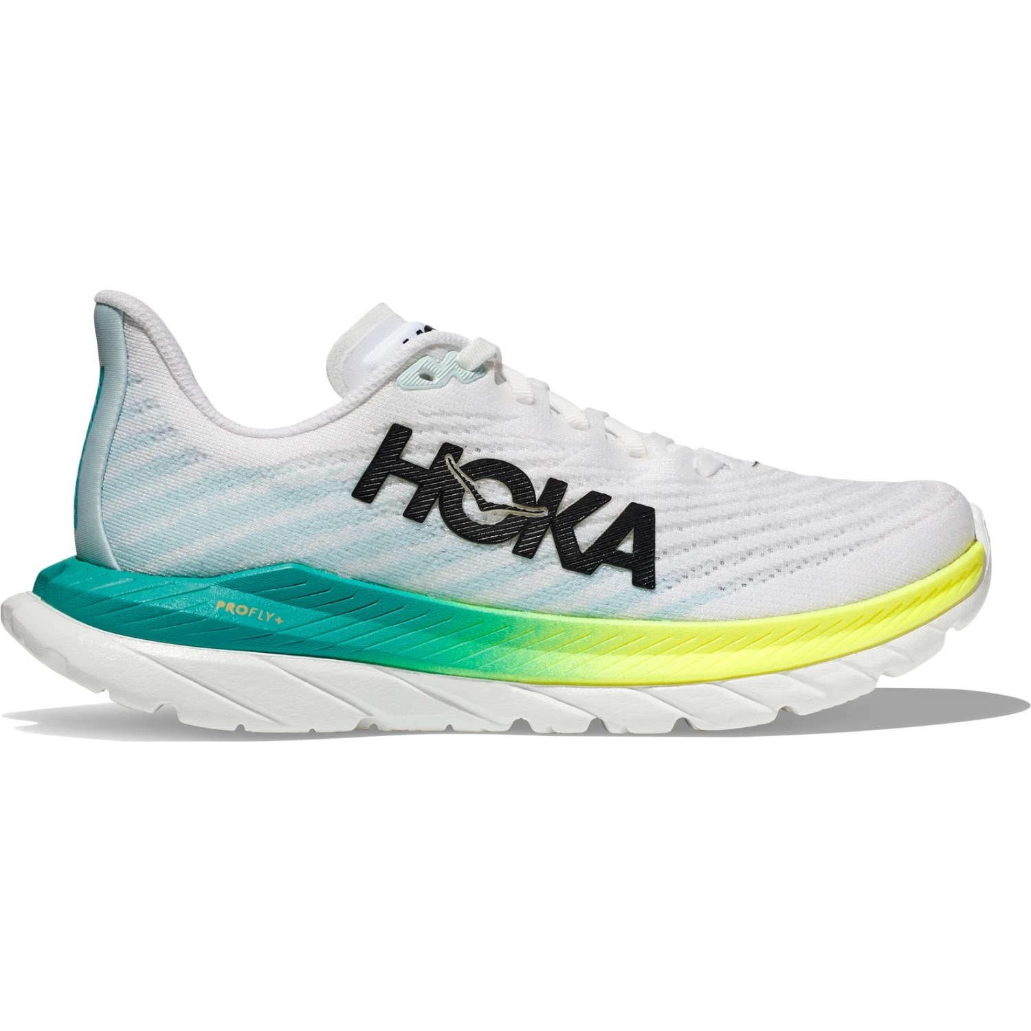 Hoka Mach 5 Dames Hardloopschoenen - Wit / Blue Glass - Afbeelding 3