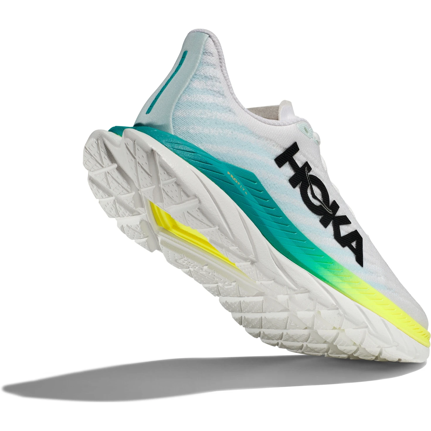 Hoka Mach 5 Dames Hardloopschoenen - Wit / Blue Glass - Afbeelding 5