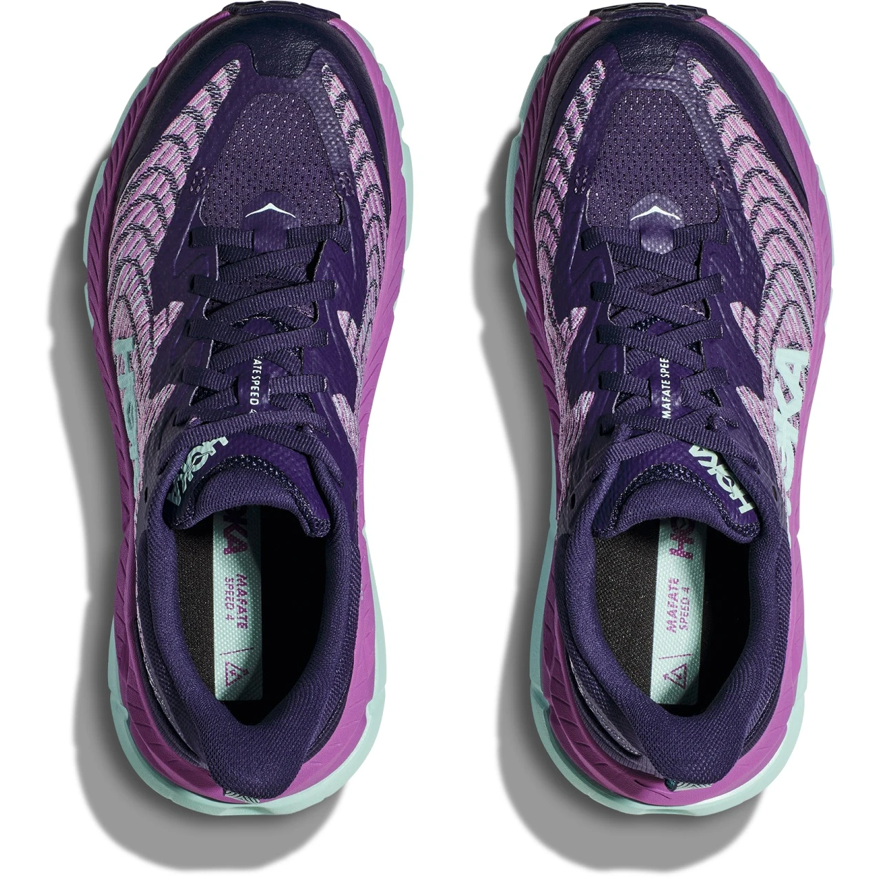 Hoka Mafate Speed 4 Hardloopschoenen Dames - Night Sky / Orchid Flower - Afbeelding 7