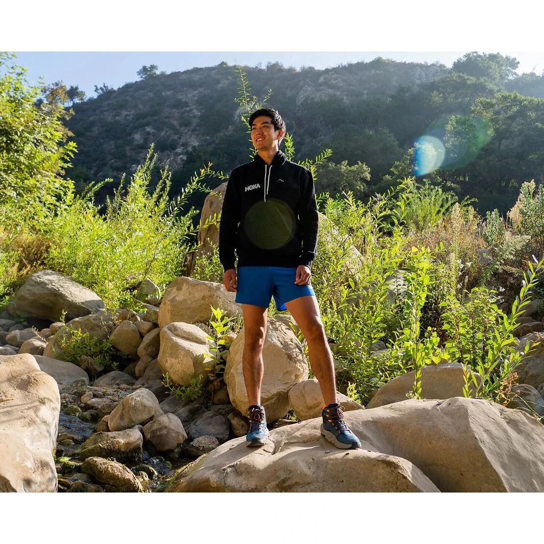 Hoka Anacapa Mid GTX Wandelboots - Castlerock / Harbor Mist - Afbeelding 9