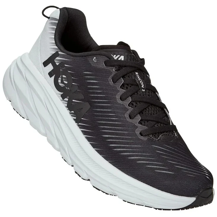 Hoka Rincon 3 Hardloopschoenen Dames - Zwart / Wit